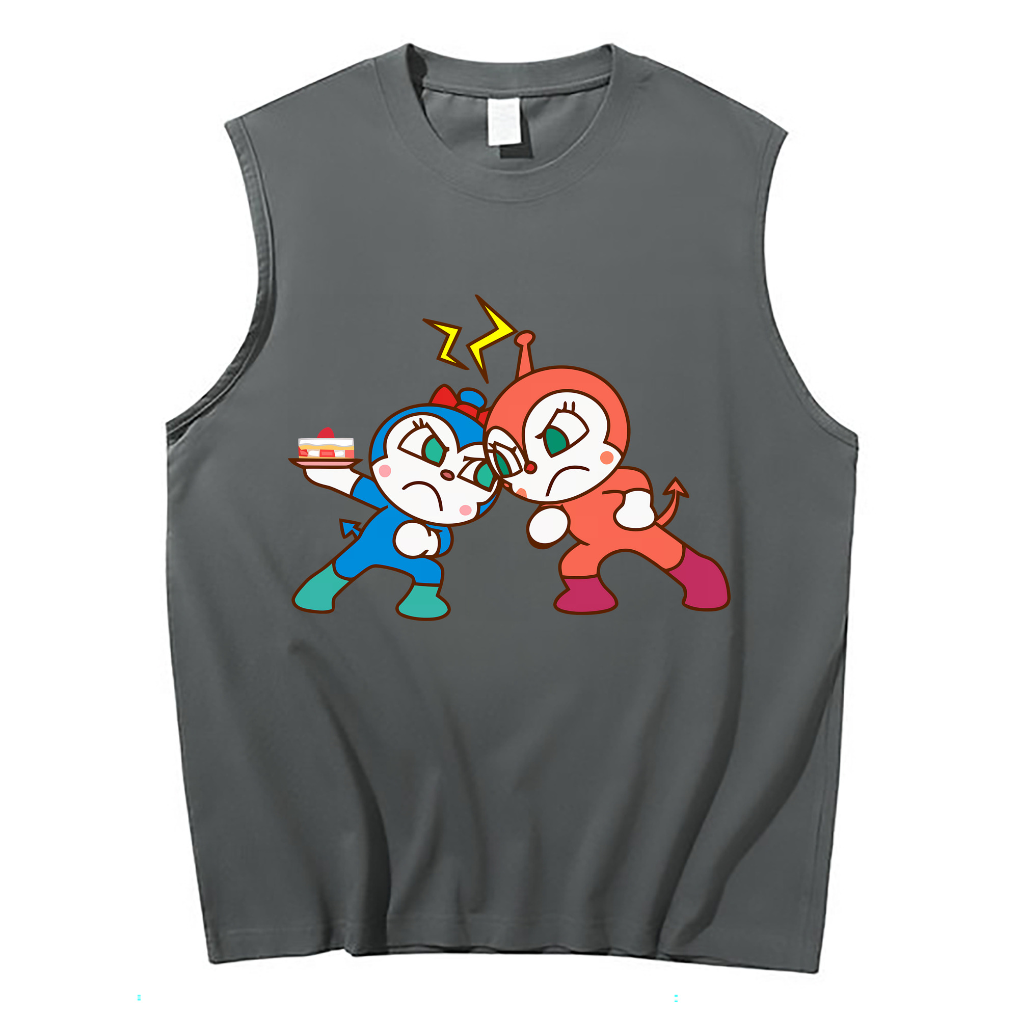 （画像用） アンパンマン Anpanman コットン100％タンクトップ（フロントプリント）